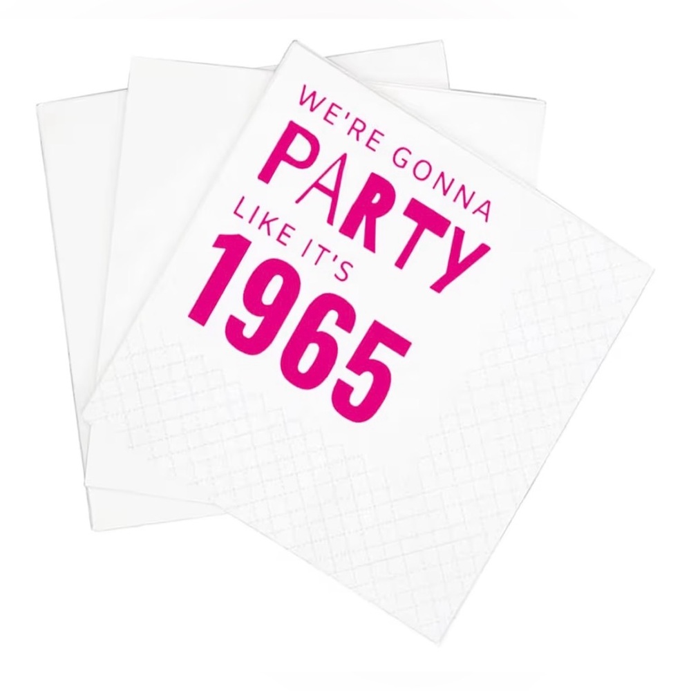SharkBliss Funny Birthday Cocktail Napkins, 100 Pack